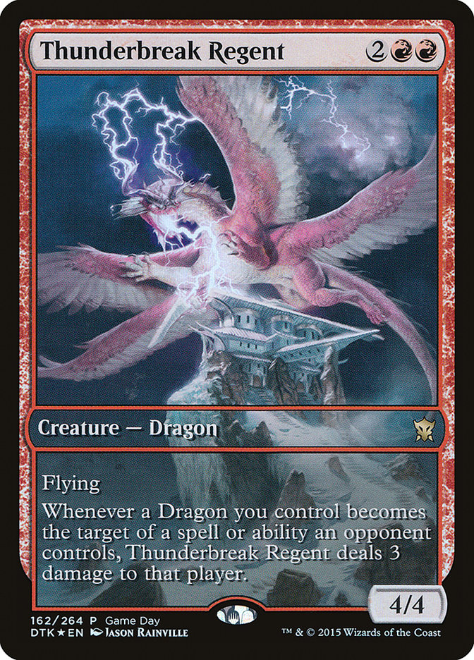 Thunderbreak Regent (Game Day) [Dragons of Tarkir Promos], MTG Single - Gamers Grove