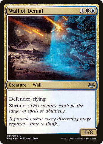 Wall of Denial [Modern Masters 2017], MTG Single - Gamers Grove