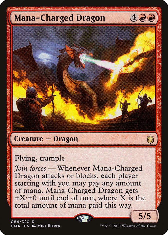 Mana-Charged Dragon [Commander Anthology], MTG Single - Gamers Grove