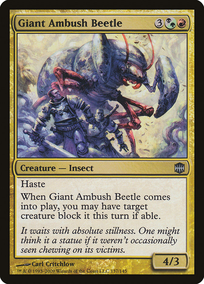 Giant Ambush Beetle [Alara Reborn], MTG Single - Gamers Grove