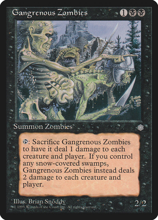 Gangrenous Zombies [Ice Age], MTG Single - Gamers Grove