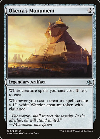 Oketra's Monument [Amonkhet], MTG Single - Gamers Grove