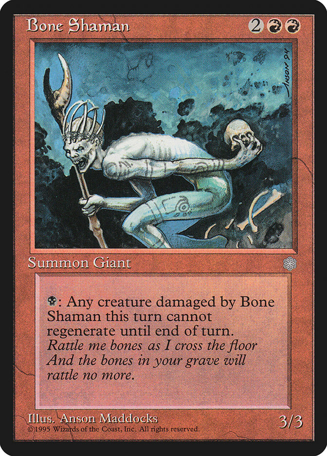 Bone Shaman [Ice Age], MTG Single - Gamers Grove