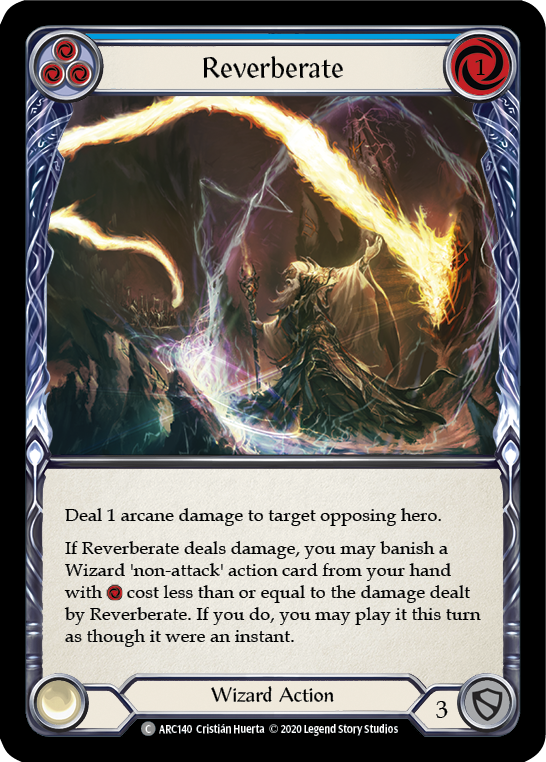 Reverberate (Blue) [ARC140] Unlimited Edition Rainbow Foil