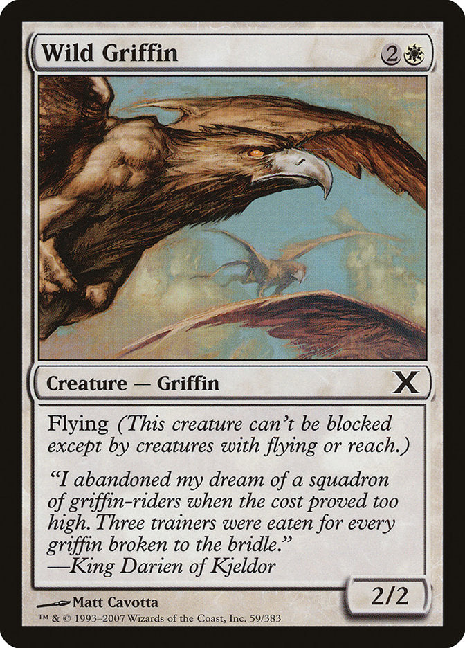 Wild Griffin [Tenth Edition], MTG Single - Gamers Grove