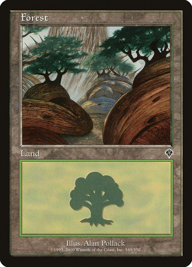 Forest (349) [Invasion], MTG Single - Gamers Grove