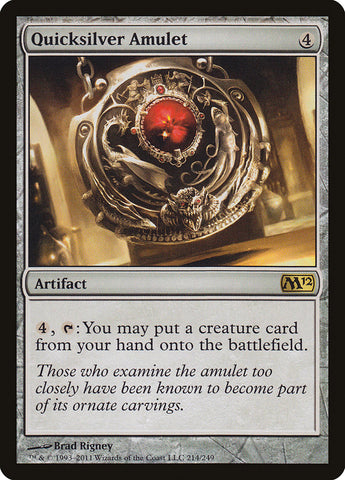 Quicksilver Amulet [Magic 2012], MTG Single - Gamers Grove