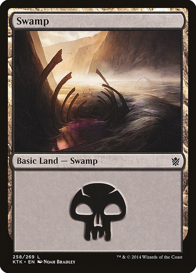 Swamp (258) [Khans of Tarkir], MTG Single - Gamers Grove