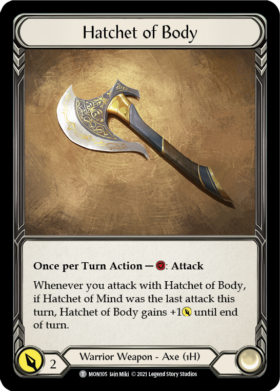 Spectral Shield // Hatchet of Body [MON104 // MON105] 1st Edition Normal