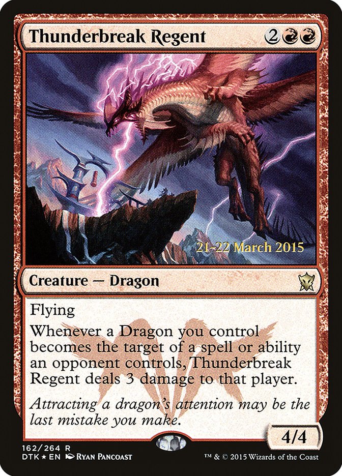 Thunderbreak Regent  [Dragons of Tarkir Prerelease Promos], MTG Single - Gamers Grove