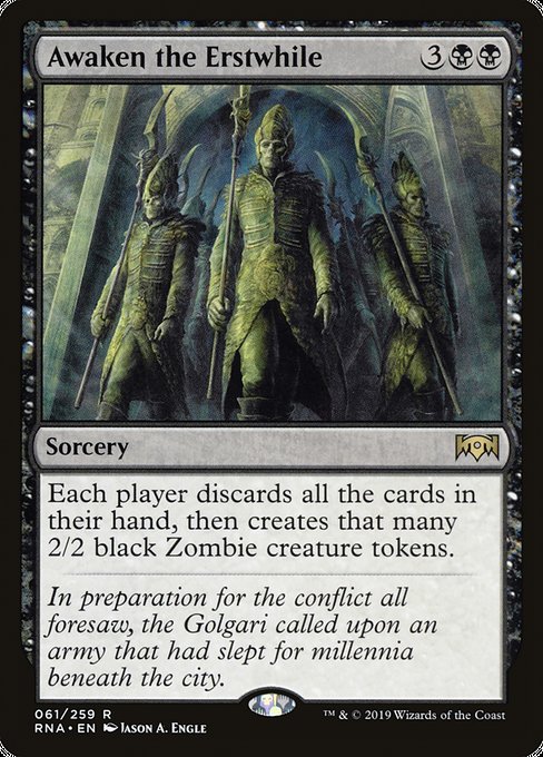 Awaken the Erstwhile [Ravnica Allegiance]