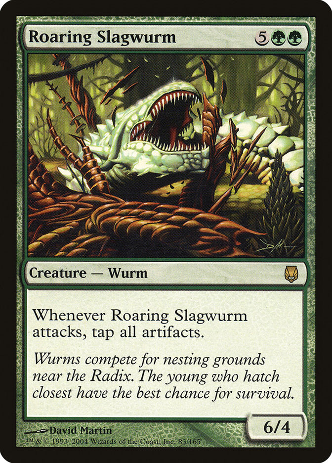 Roaring Slagwurm [Darksteel], MTG Single - Gamers Grove