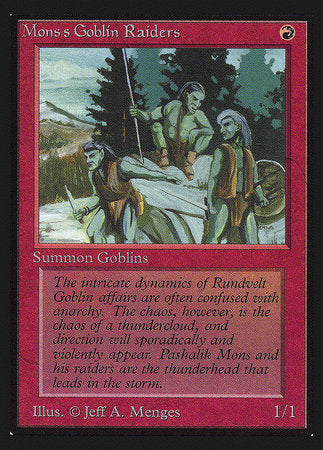 Mons's Goblin Raiders (CE) [Collectors’ Edition]