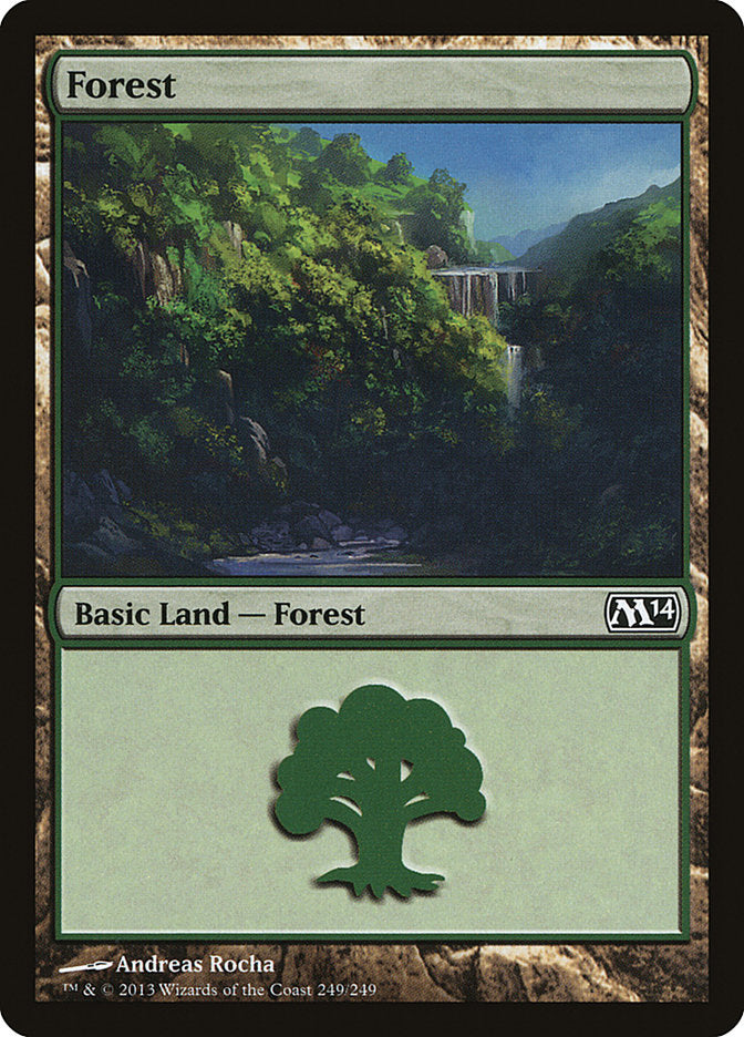 Forest (249) [Magic 2014], MTG Single - Gamers Grove