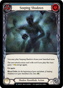 Seeping Shadows (Blue) (Rainbow Foil) [U-MON167-RF] Unlimited Edition Rainbow Foil