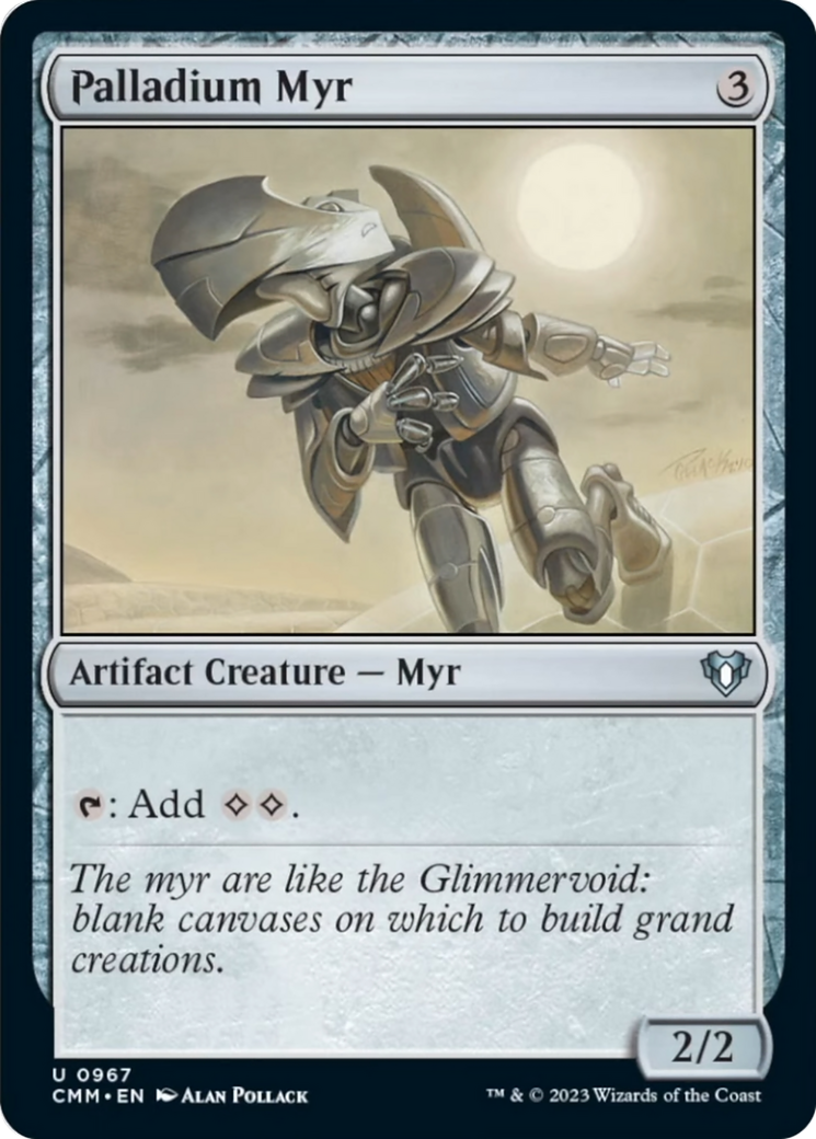 Palladium Myr [Commander Masters]