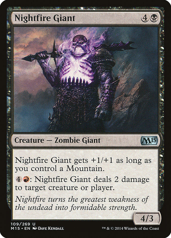 Nightfire Giant [Magic 2015], MTG Single - Gamers Grove