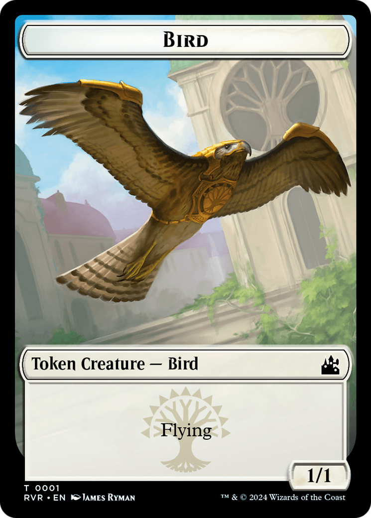 Bird // Goblin (0009) Double-Sided Token [Ravnica Remastered Tokens]