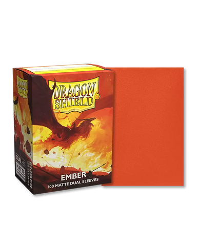 Dragon Shield Sleeves: Matte Dual - Ember (100)