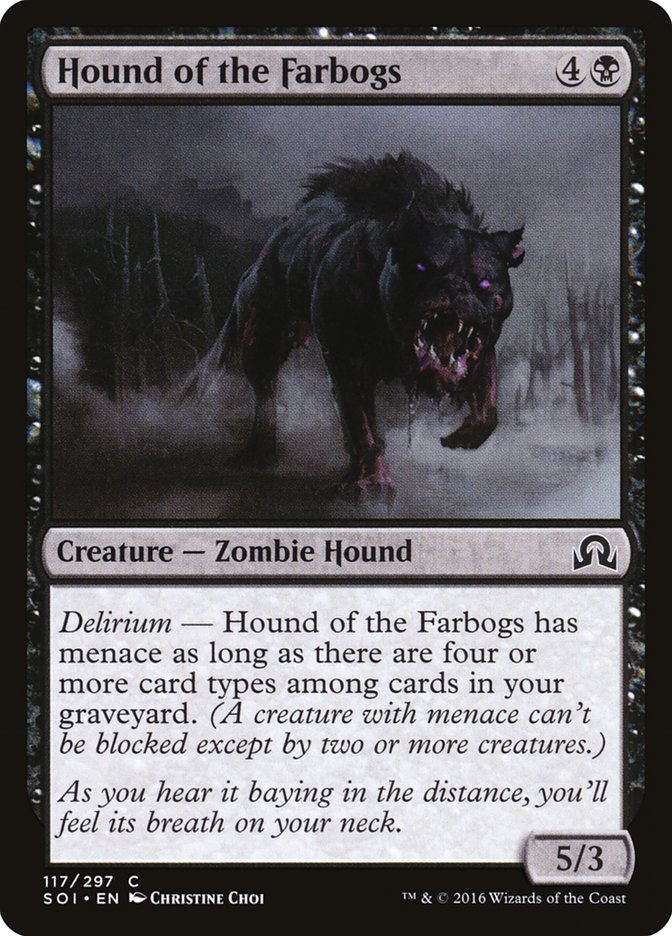 Hound of the Farbogs [Shadows over Innistrad], MTG Single - Gamers Grove