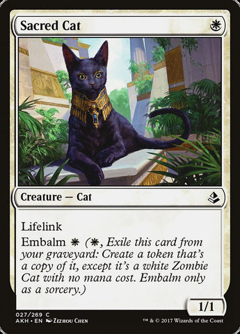 Sacred Cat [Amonkhet], MTG Single - Gamers Grove