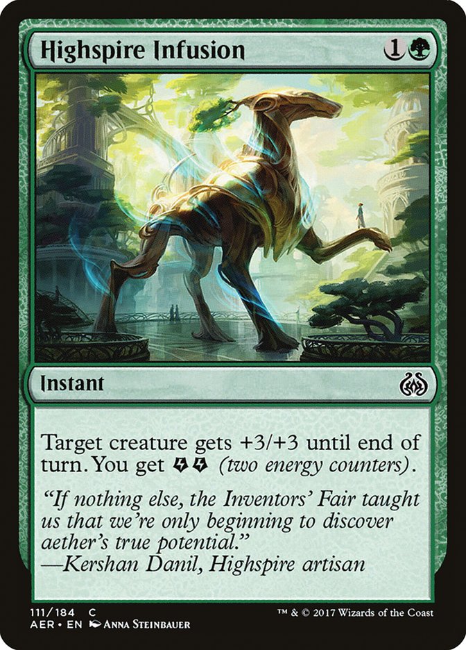 Highspire Infusion [Aether Revolt], MTG Single - Gamers Grove