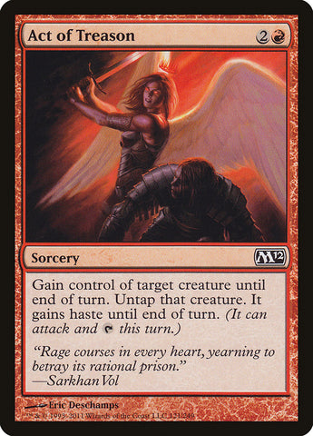 Act of Treason [Magic 2012], MTG Single - Gamers Grove