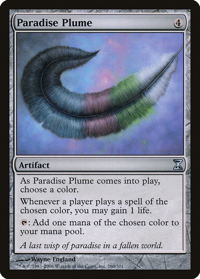 Paradise Plume [Time Spiral], MTG Single - Gamers Grove