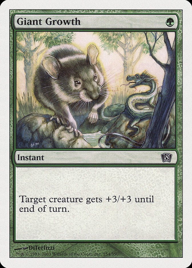 Giant Growth [Eighth Edition], MTG Single - Gamers Grove
