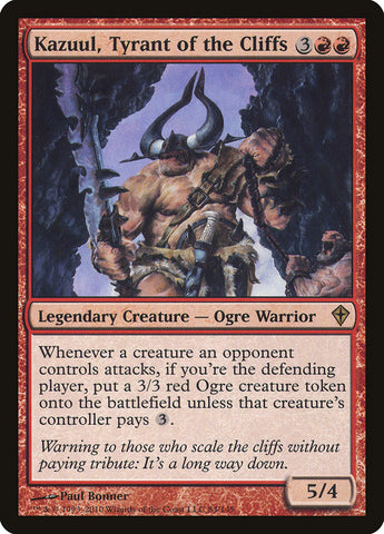 Kazuul, Tyrant of the Cliffs [Worldwake], MTG Single - Gamers Grove