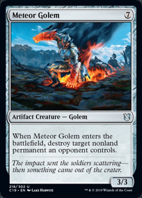 Meteor Golem [Commander 2019]