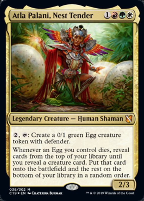 Atla Palani, Nest Tender [Commander 2019]