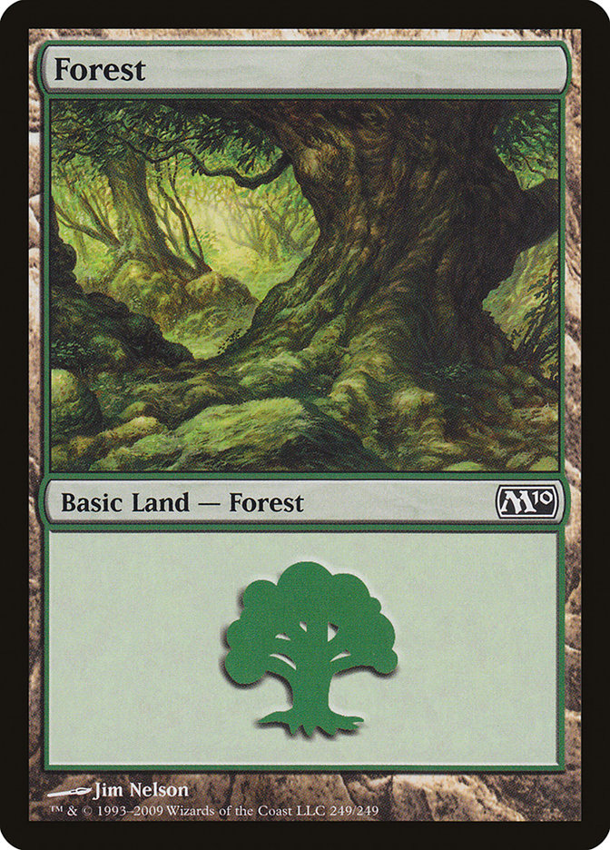 Forest (249) [Magic 2010], MTG Single - Gamers Grove