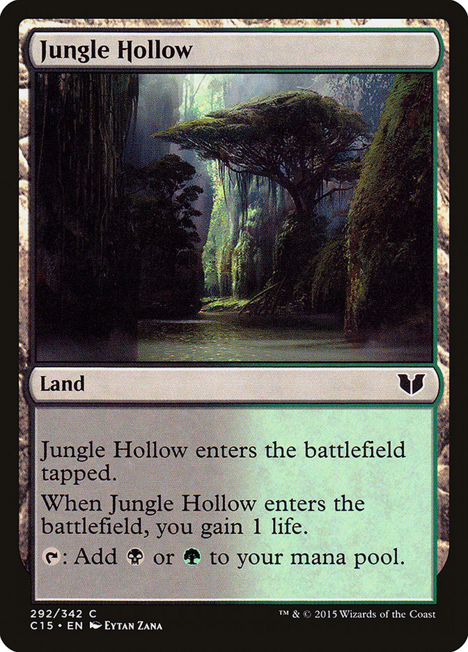 Jungle Hollow [Commander 2015], MTG Single - Gamers Grove