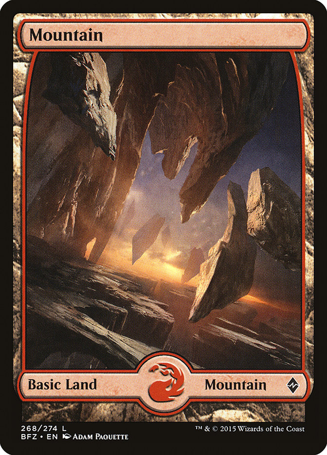 Mountain (268) [Battle for Zendikar], MTG Single - Gamers Grove