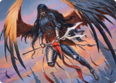 Liesa, Forgotten Archangel Art Card [Innistrad: Midnight Hunt Art Series]