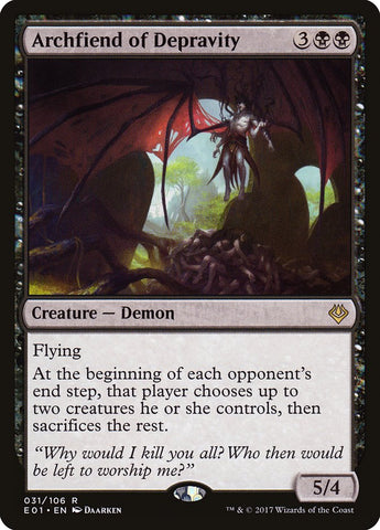 Archfiend of Depravity [Archenemy: Nicol Bolas], MTG Single - Gamers Grove