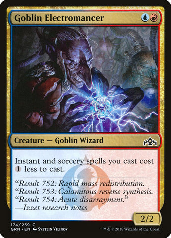 Goblin Electromancer [Guilds of Ravnica], MTG Single - Gamers Grove