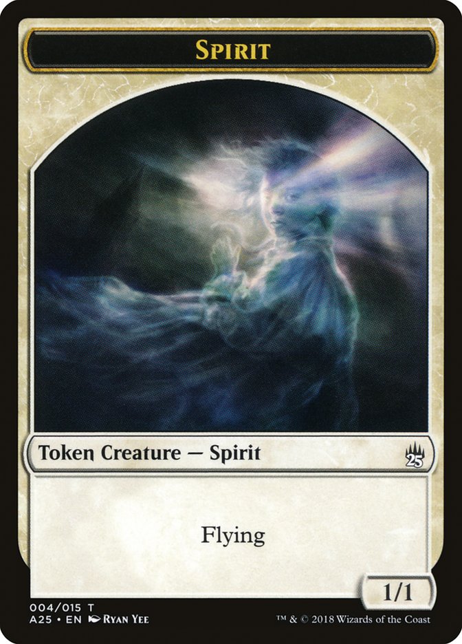 Spirit (004/015) [Masters 25 Tokens], MTG Single - Gamers Grove