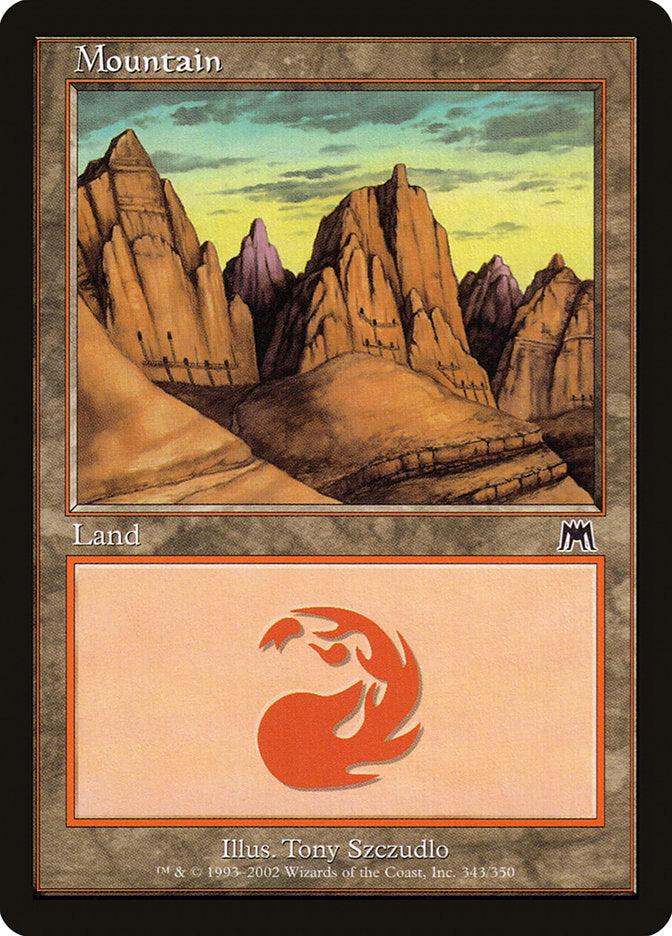 Mountain (343) [Onslaught], MTG Single - Gamers Grove