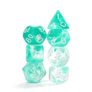 Resin RPG Dice Set - Lake Teal