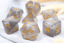 Resin RPG Dice Set - Onyxstone