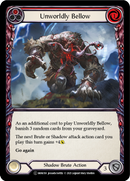 Unworldly Bellow (Red) (Rainbow Foil) [U-MON150-RF] Unlimited Edition Rainbow Foil