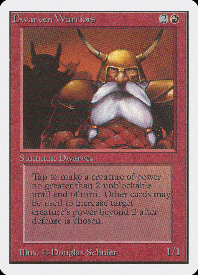 Dwarven Warriors [Unlimited Edition], MTG Single - Gamers Grove