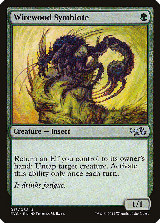 Wirewood Symbiote (Elves vs. Goblins) [Duel Decks Anthology], MTG Single - Gamers Grove