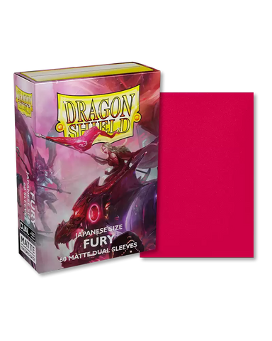 Dragon Shield Sleeves: Japanese DUAL- Matte Fury (60 ct.)