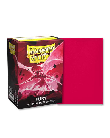 Dragon Shield Sleeves: Matte Dual - Fury (100)