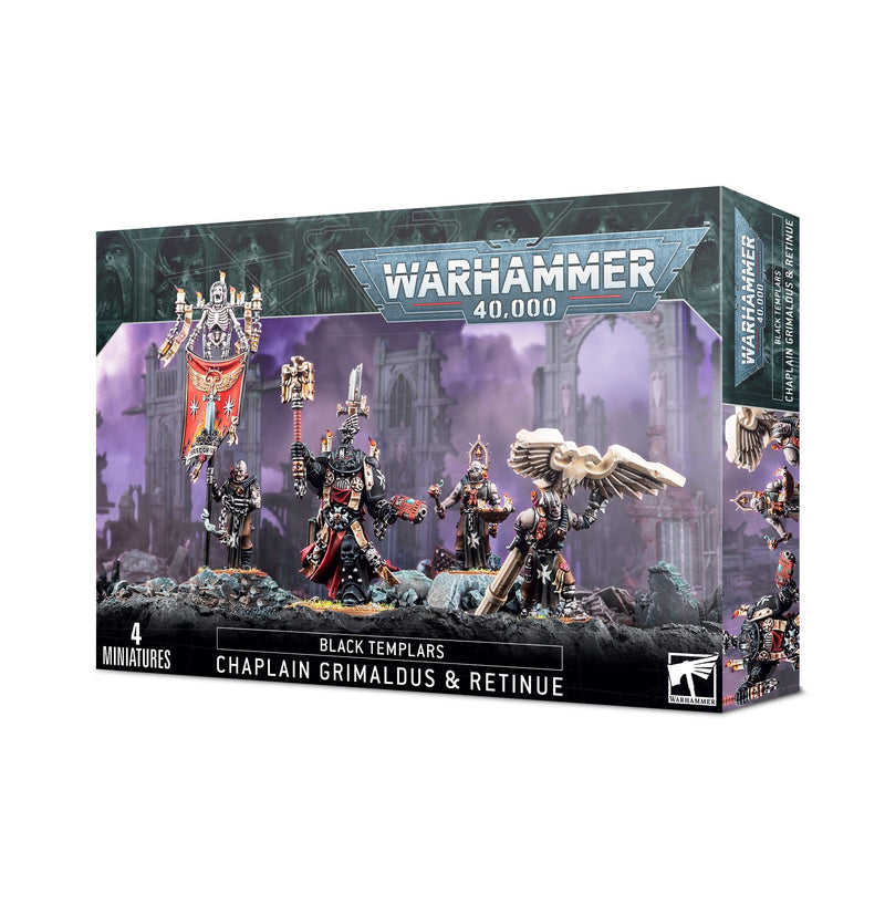 Warhammer 40K: Black Templars - Chaplin Grimaldus & Retinue