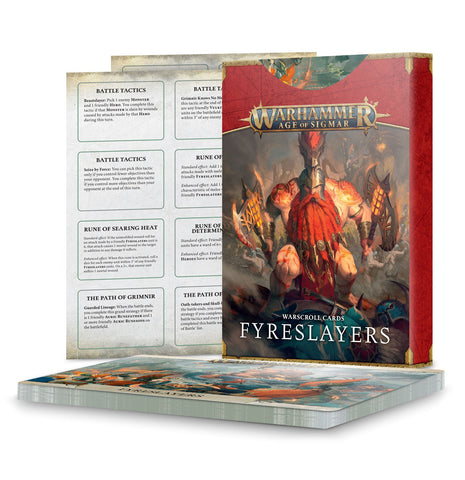 Age of Sigmar: Warscroll Cards - Fyreslayers