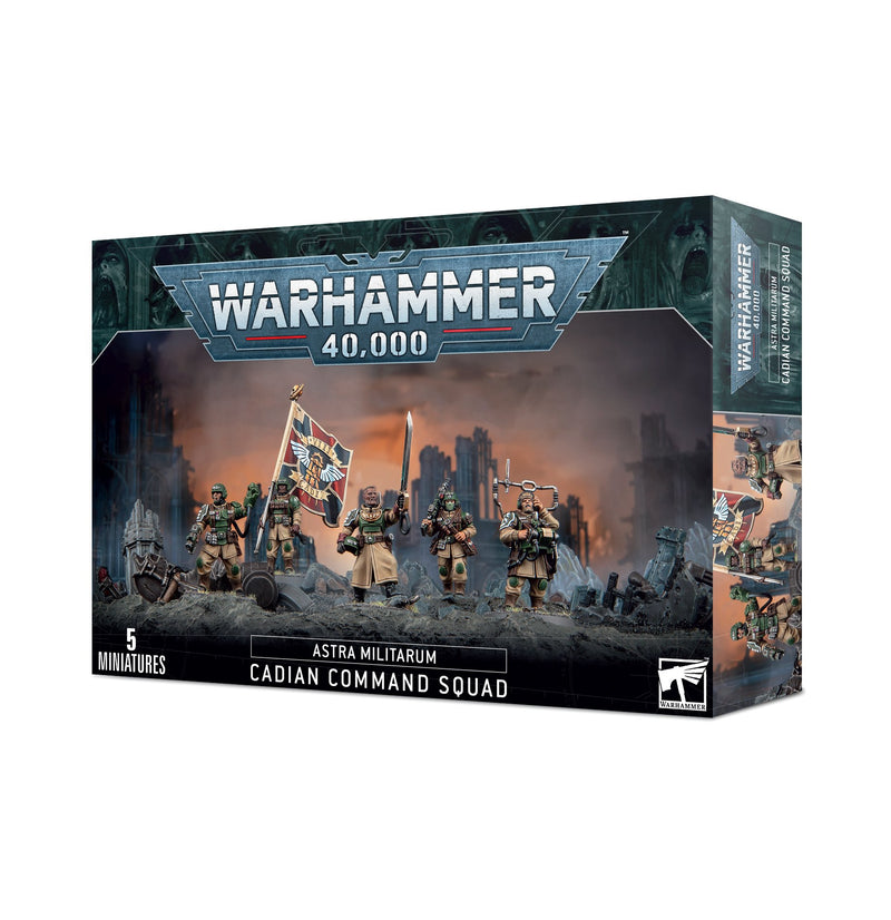 Warhammer 40K: Astra Militarum - Cadian Command Squad (2023)